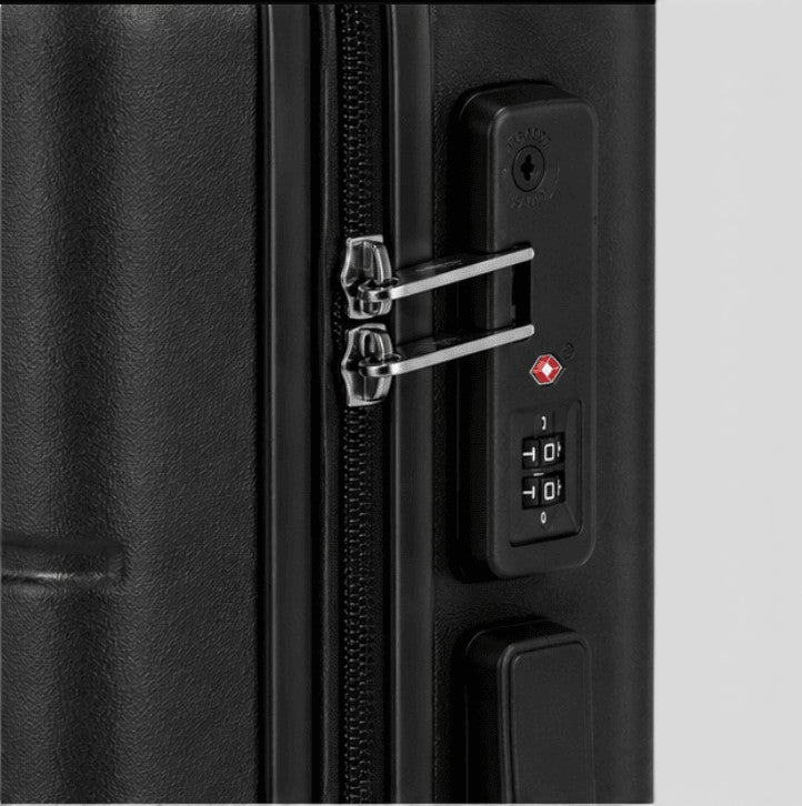 Close up view of TSA combo lock